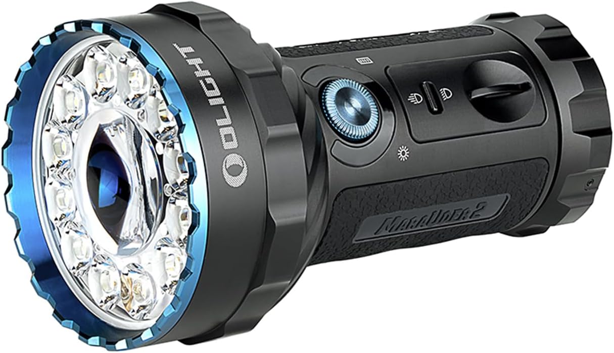 OLIGHT Marauder 2 Rechargeable Handheld Flashlight 14,000 Lumens Ultra Bright Light with 3X Build-in - B08MCH2MN3
