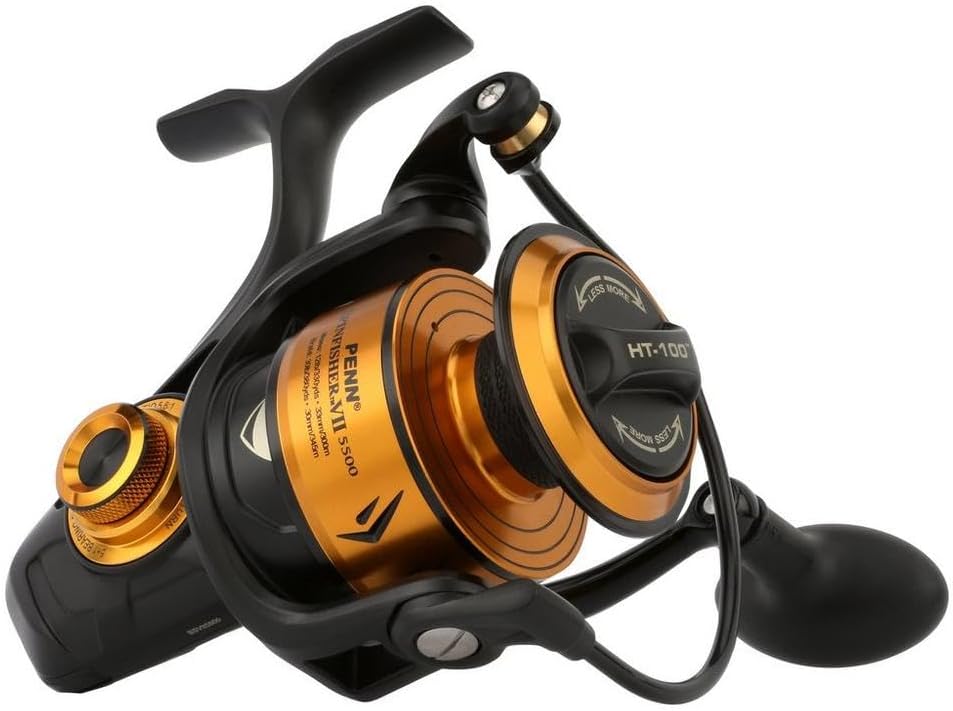 PENN Spinfisher VII 3500 Saltwater Spinning Reel, Right/Left Handle Position, IPX5 Seal, HT-100 Fron - B0CDLYFWCZ