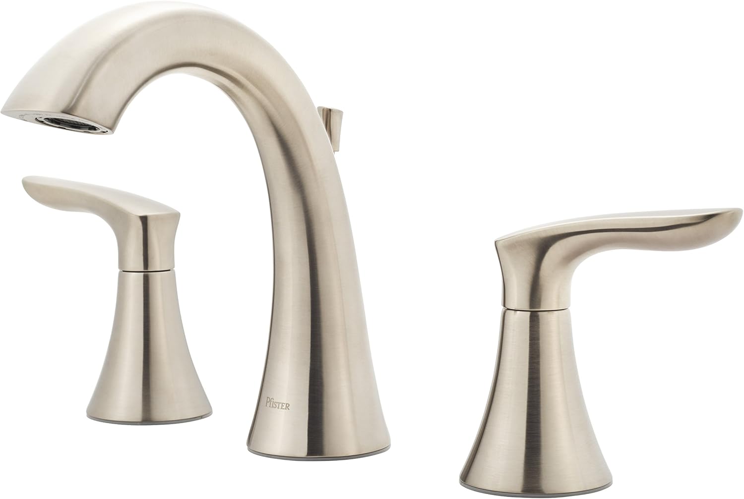 Pfister Weller Bathroom Sink Faucet, 8-Inch Widespread, 2-Handle, 3-Hole, Brushed Nickel Finish, LG4 - B06WVCBB2P