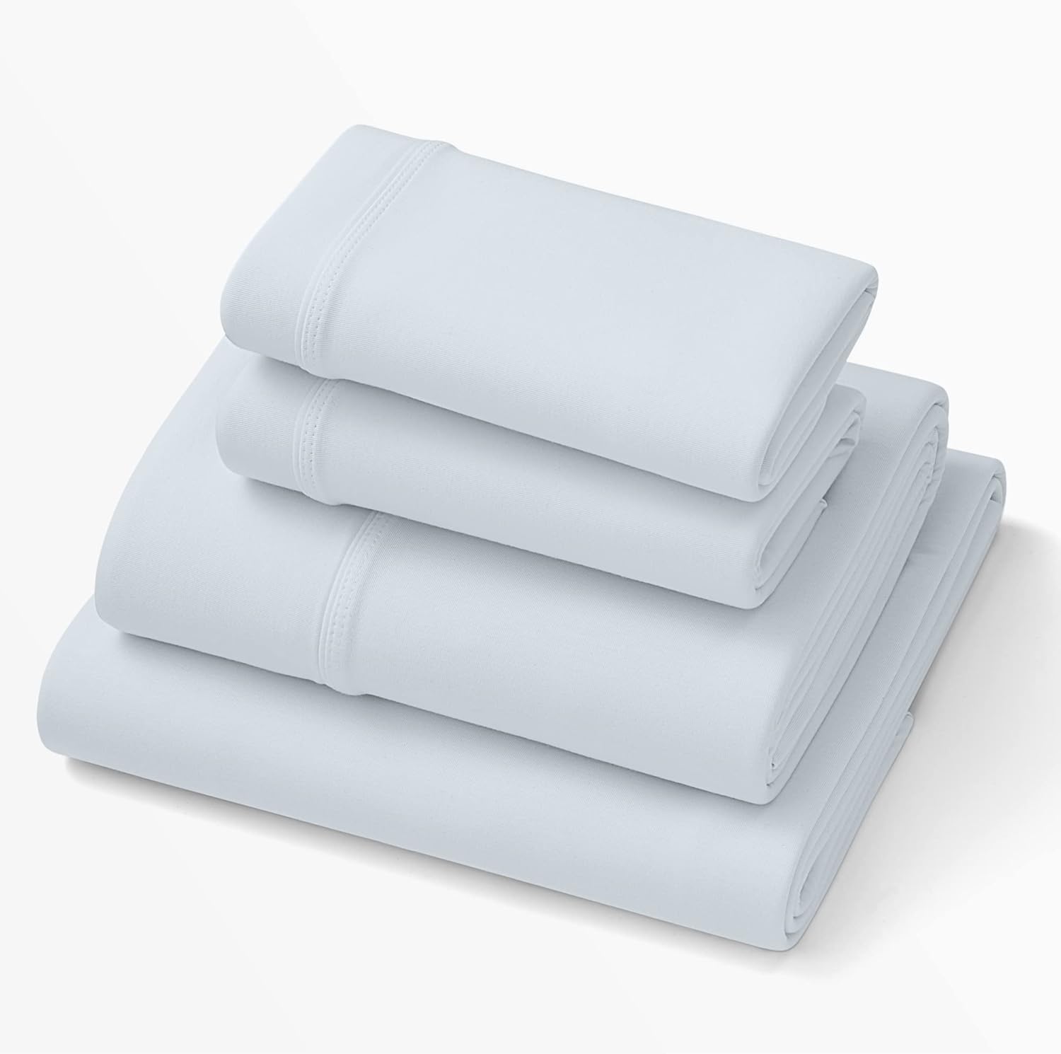Purple SoftStretch Sheets, King/Cal King, Rayon Blend, Moisture-Wicking, Morning Mist, Fits Other Ma - B08ZB2JSN5