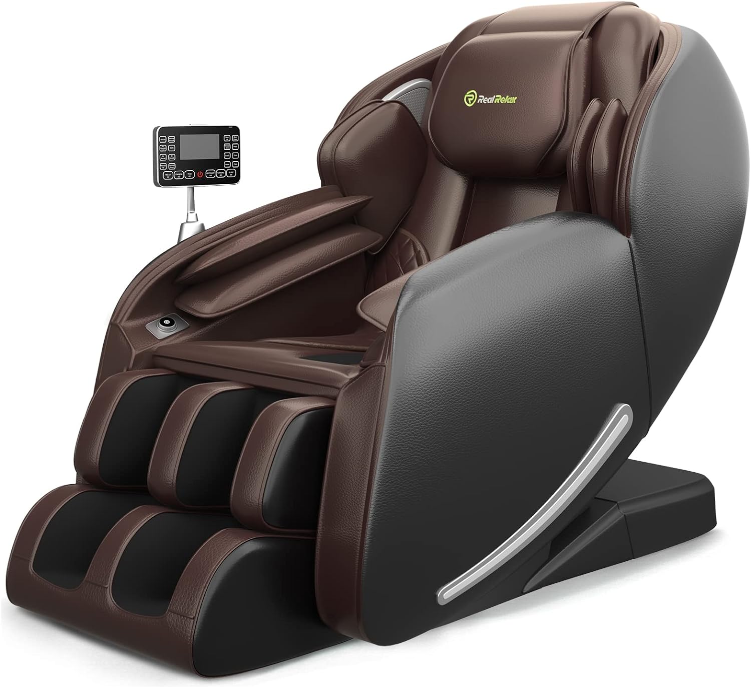 Real Relax Massage Chair Favor-06, Full Body Zero Gravity SL-Track Shiatsu Massage Recliner Chair wi - B093PKQPYZ