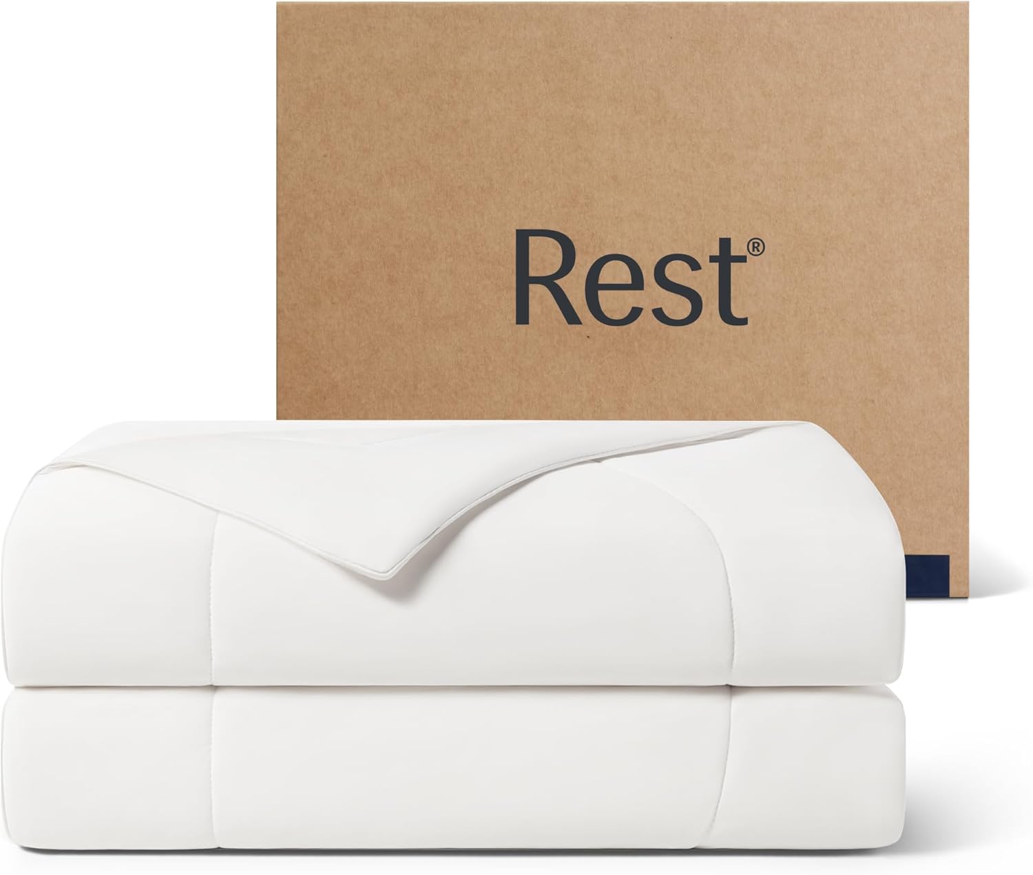 RESTÂ® EvercoolÂ® Cooling Comforter, King/Cali King, Blanket for Hot Sleepers, All Season Bedding to K - B0CHR8KYVW