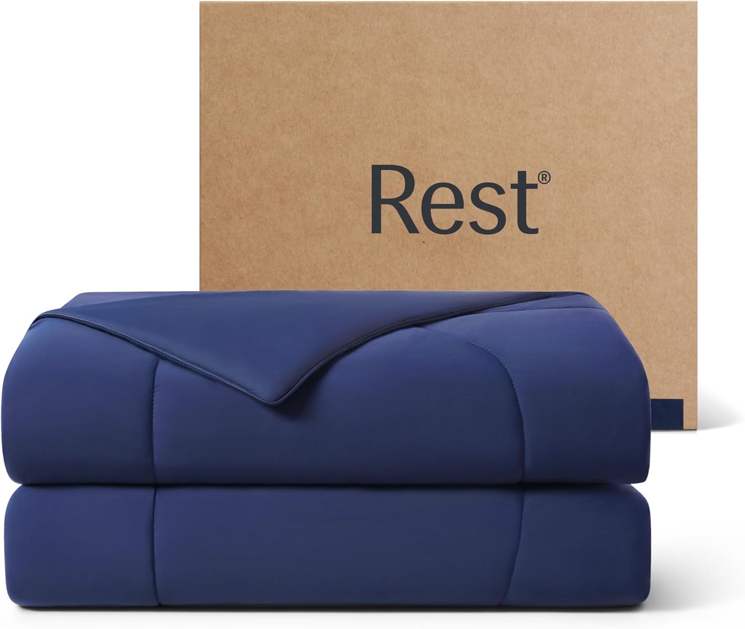 RESTÂ® EvercoolÂ® Cooling Comforter, Twin/Twin XL, Blanket for Hot Sleepers, All Season Bedding to Kee - B0CMTR1KLG