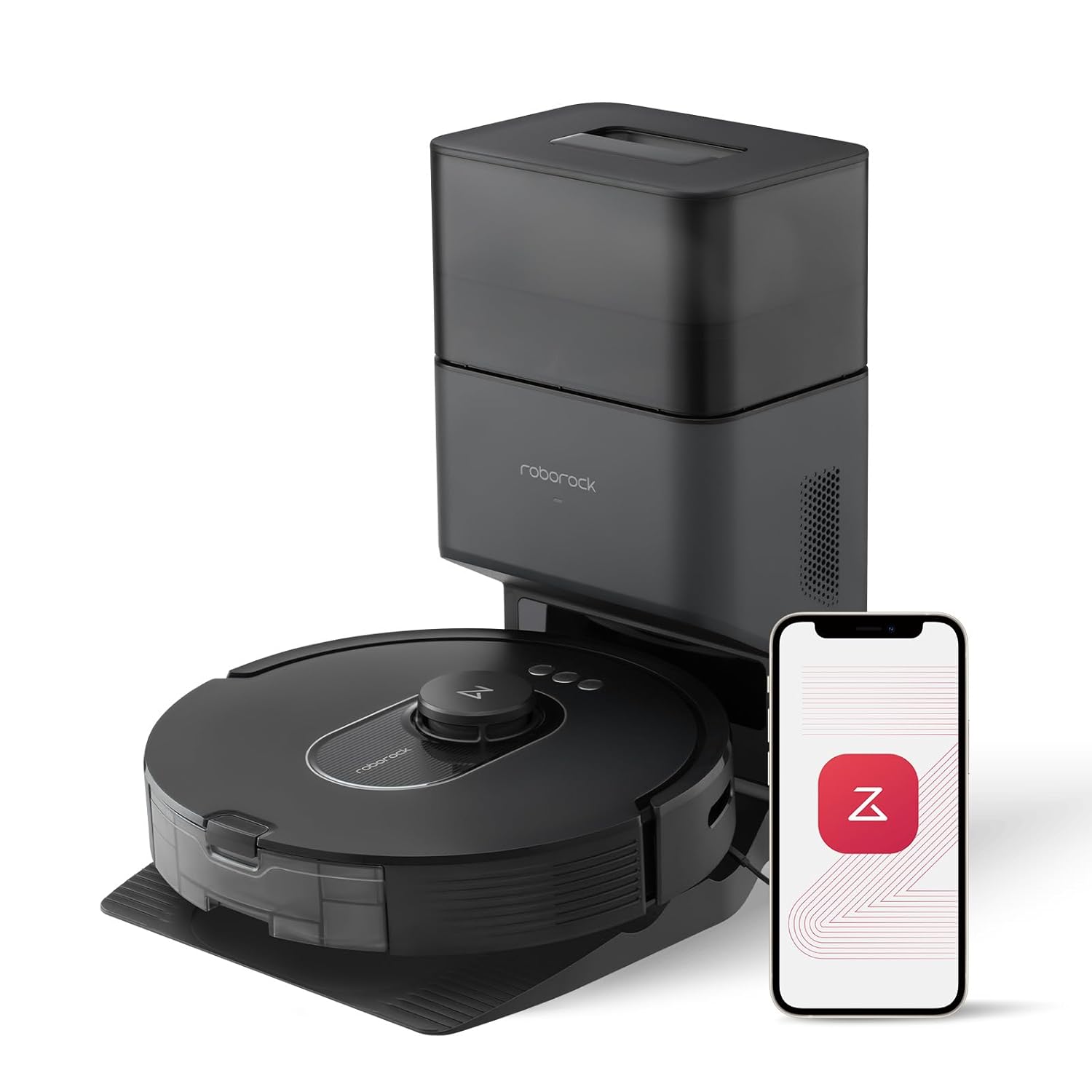 roborock Q5 Max+ Robot Vacuum with Self-Empty Dock, Upgraded from Q5+, 5500 Pa Suction, DuoRoller - B0CWQP4Y4R