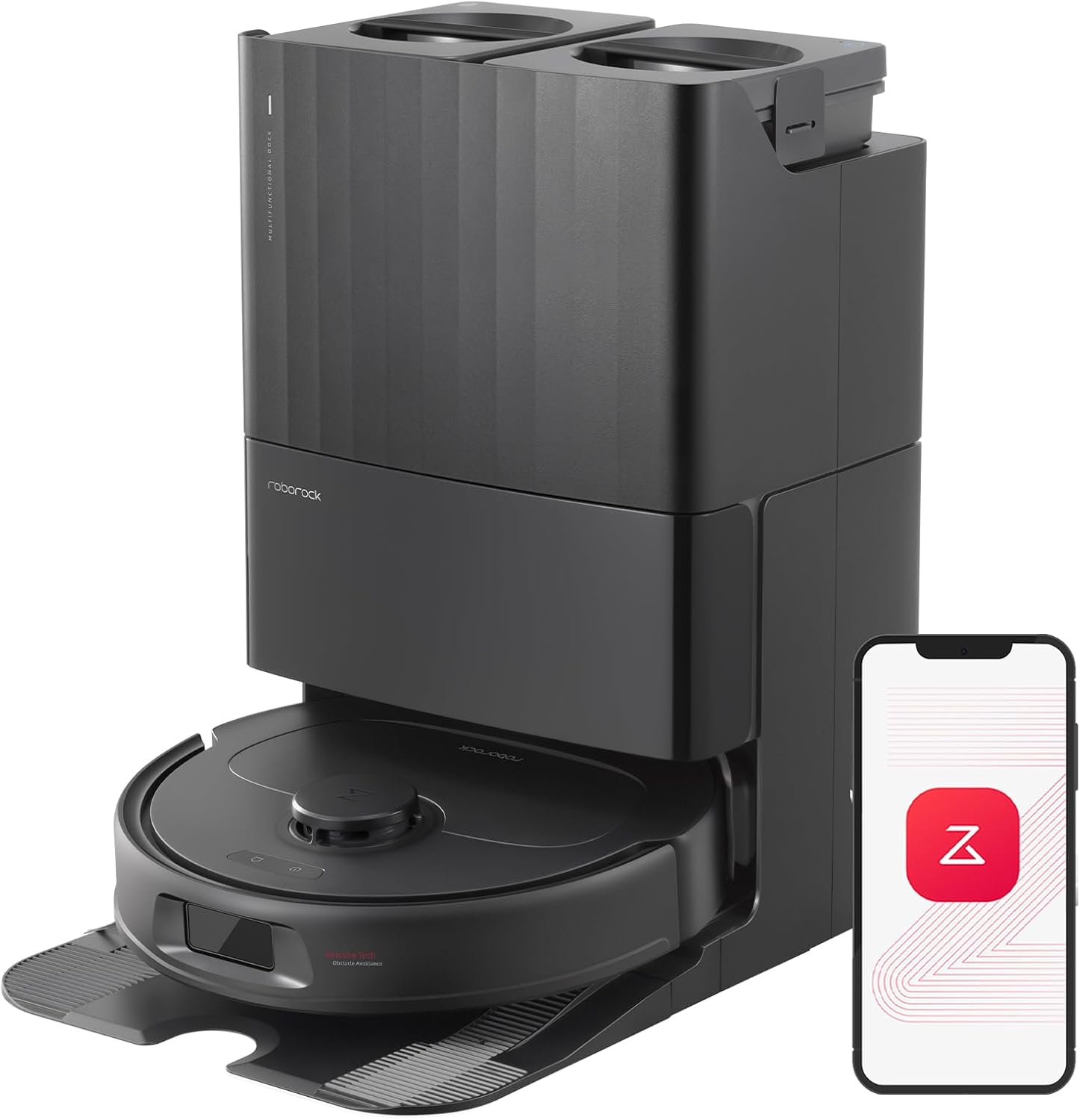 roborock Qrevo S Robot Vacuum and Mop, Self-Drying, Auto Mop Washing, 7000Pa Suction, Self-Emptying - B0CTZXJTGJ