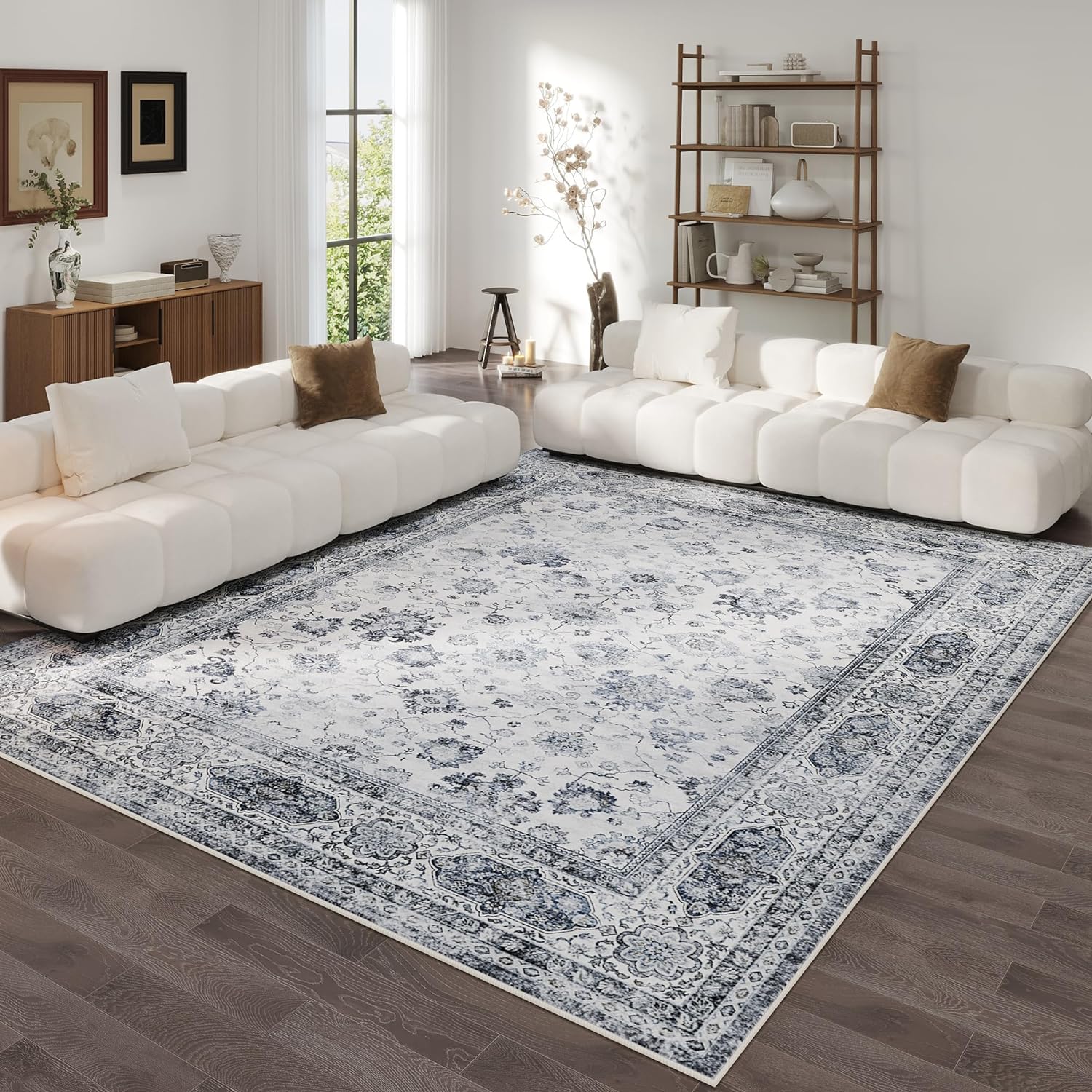 Rugcomf Area Rugs 8x10 Rug for Living Room Washable Boho Area Rug Non Slip Soft - B0C9JKGCS9