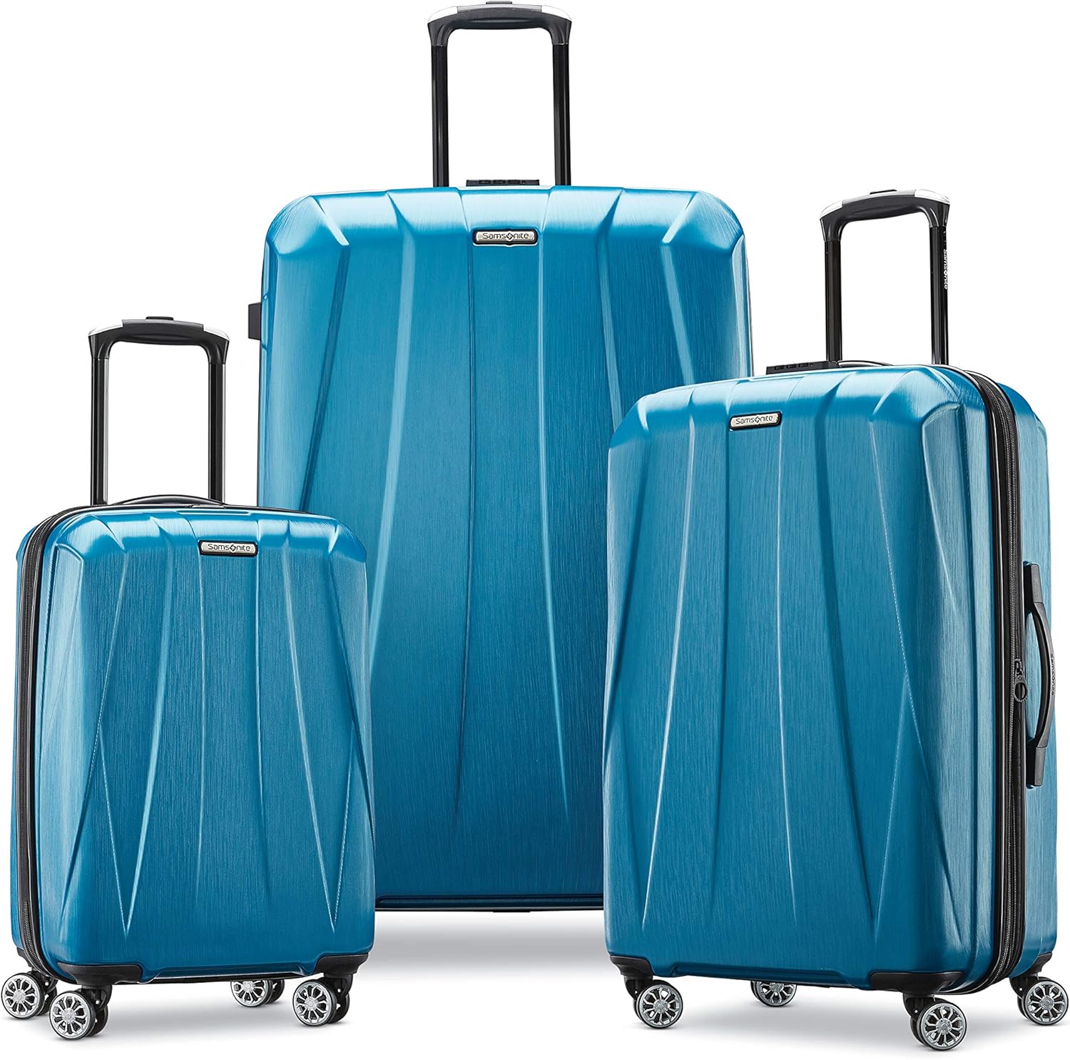 Samsonite Centric 2 Hardside Expandable Luggage with Spinner Wheels, Caribbean Blue, 3-Piece Set (20 - B081JDL1ZM