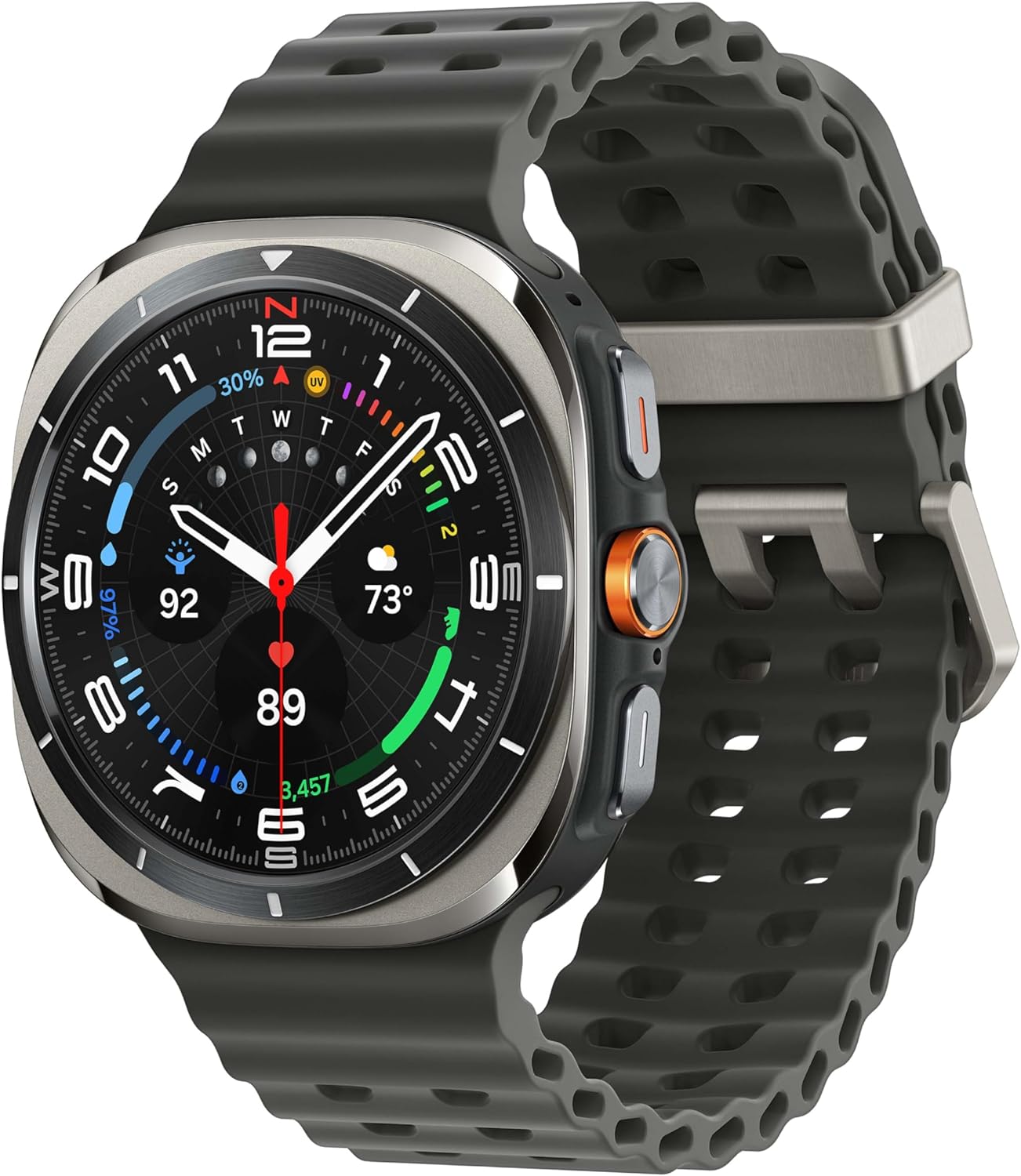 Samsung Galaxy Watch Ultra 47mm LTE AI Smartwatch w/Energy Score, Wellness Tips, Heart Rate Tracking - B0D1YLBBMB