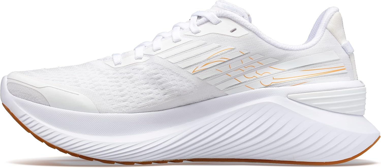 Saucony Men's Endorphin Shift 3 Running Shoe, White/Gum, 10 - B09NQG9F5C