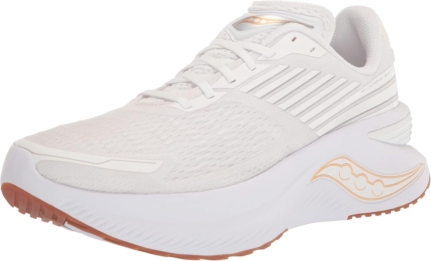 Saucony Women's Endorphin Shift 3 Running Shoe, White/Gum, 8 - B09NQHPQ1G