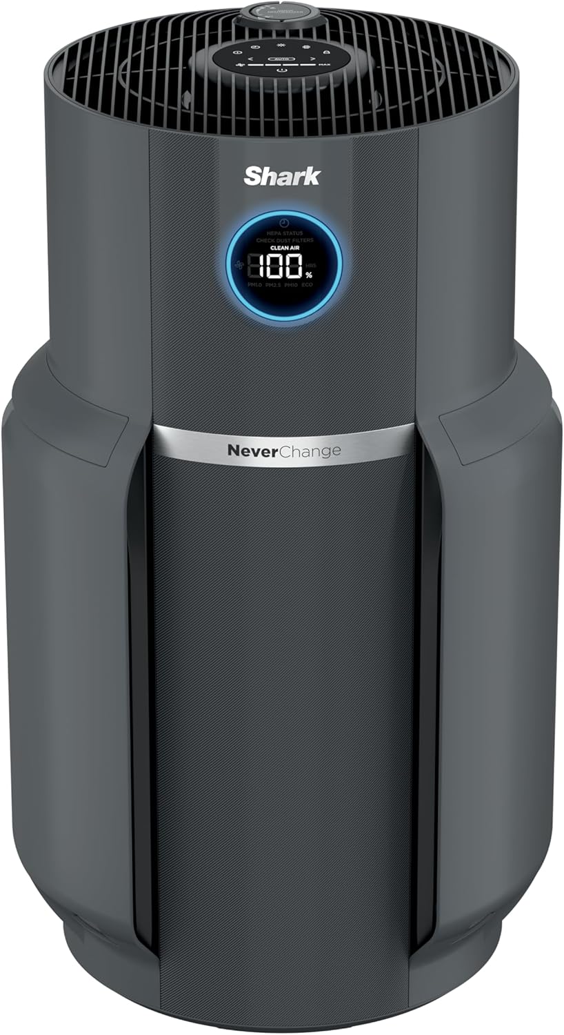 Shark Air Purifier for Home with NeverChange HEPA Air Filter, 1300 sq. ft. for Powerful - B0C95R5CBW