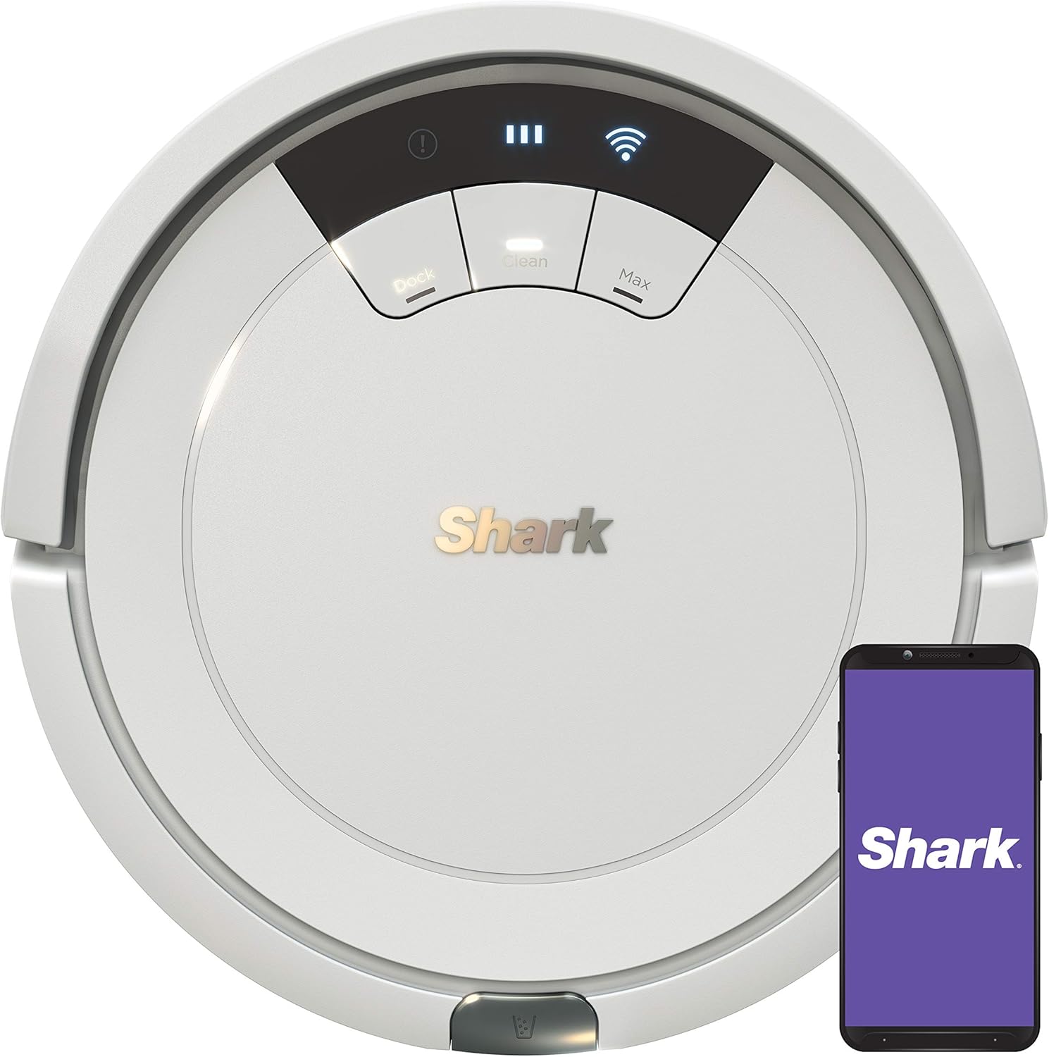 Shark AV752 ION Robot Vacuum, Tri-Brush System, Wifi Connected, 120 Min Runtime, Works with Alexa, - B08CC4TZPD