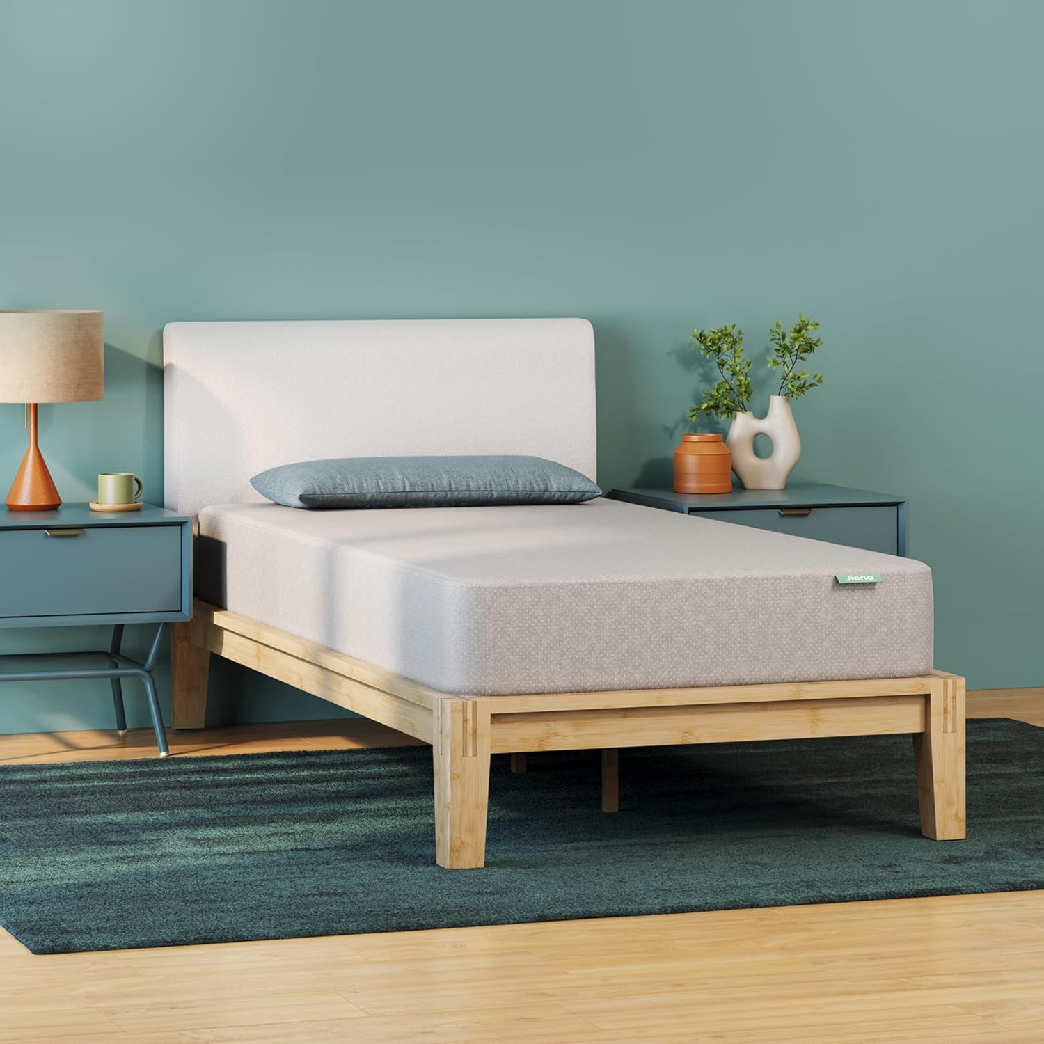 Siena 8â€ Twin Mattress - Gel Memory Foam - Medium Firm - 180 Night Trial - B0CL1HTXCG