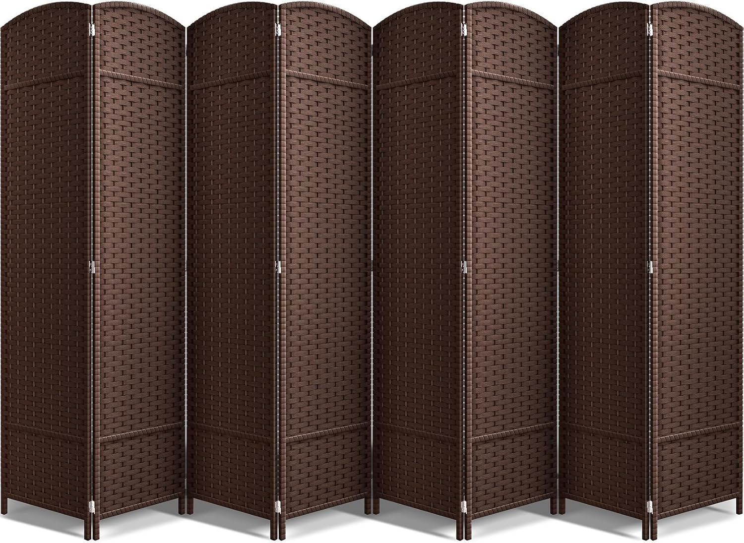 Sorbus 8 Panel Room Divider 6 ft. Tall - Privacy Screen, Extra Wide Double Hinged - B08L7GJ6WT