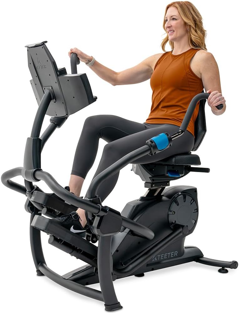 Teeter FreeStep Recumbent Cross Trainer Stepper, Zero-Impact Exercise Bike Alternative w/Patented Ph - B0CX33CPR2