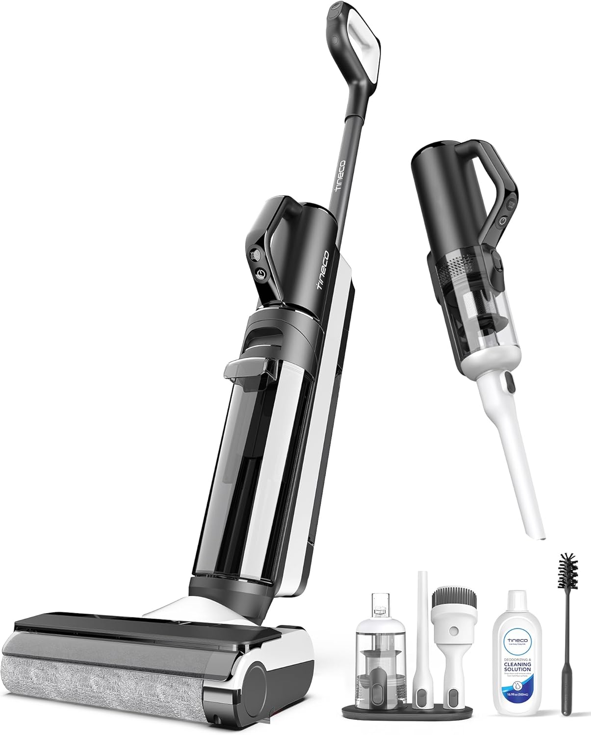 Tineco Smart Wet Dry Vacuum Cleaners, Floor Cleaner Mop 2-in-1 Cordless Vacuum for Multi-Surface, Li - B092CSJP6R