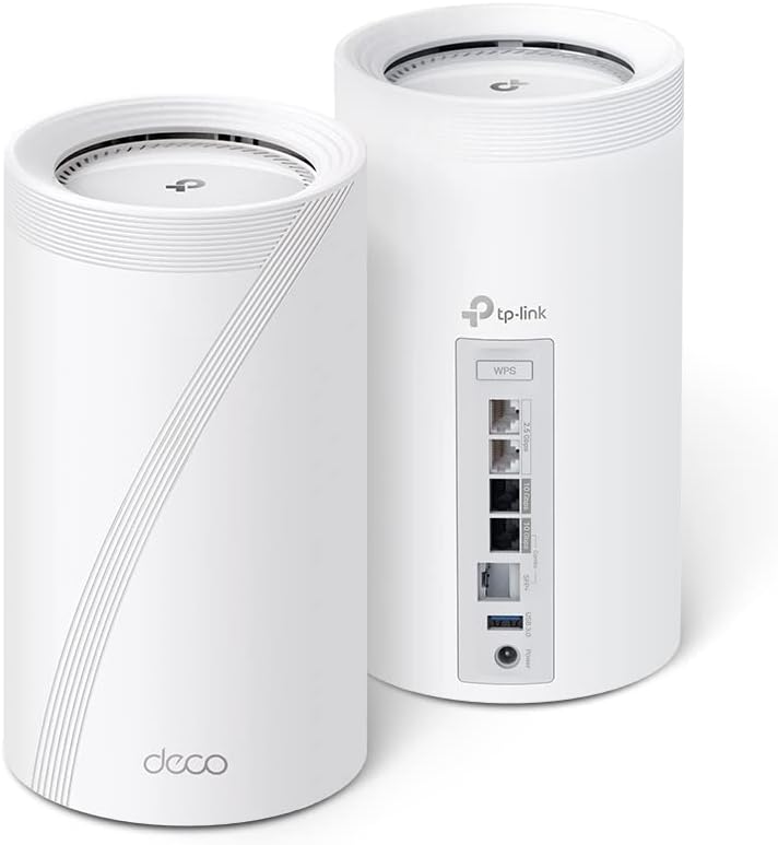 TP-Link Deco BE33000 Quad-Band WiFi 7 Mesh System (Deco BE95) for Whole Home Coverage up - B0BRD7YGR6