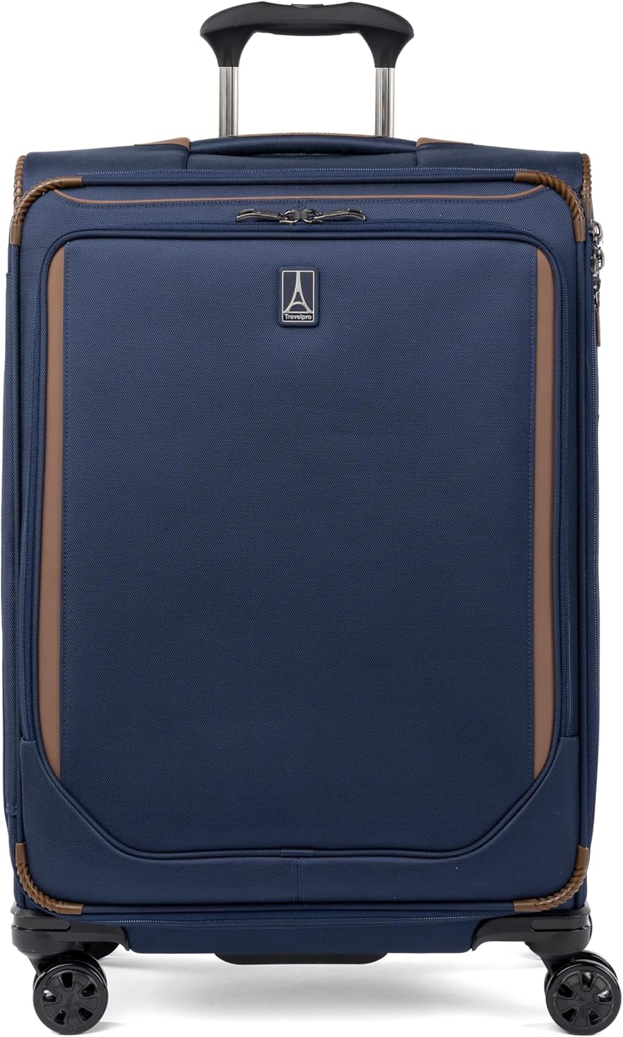 Travelpro Crew Classic Lightweight Softside Expandable Checked Luggage, 8 Wheel Spinner Suitcase, TS - B0CYVGX66M