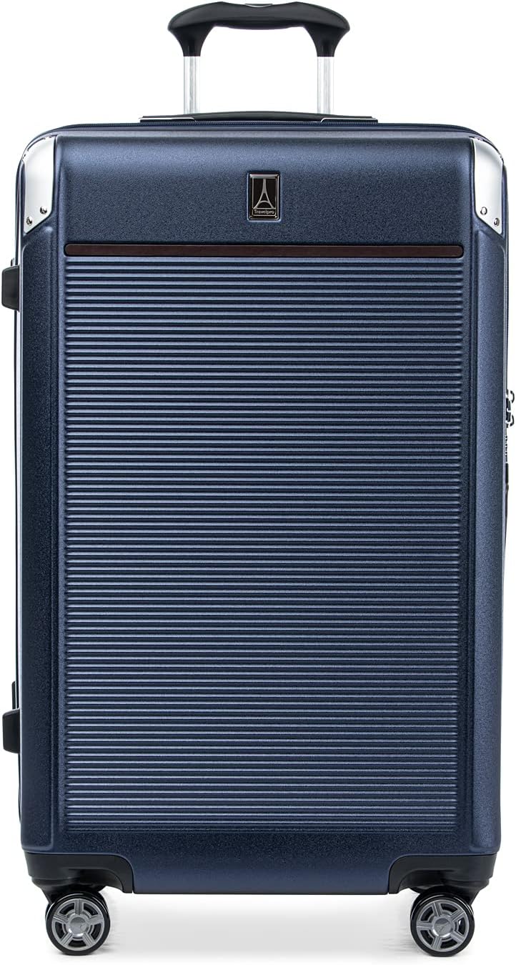 Travelpro Platinum Elite Hardside Expandable Checked Luggage, 8 Wheel Spinner, TSA Lock, Hard Shell - B0937KFJJK