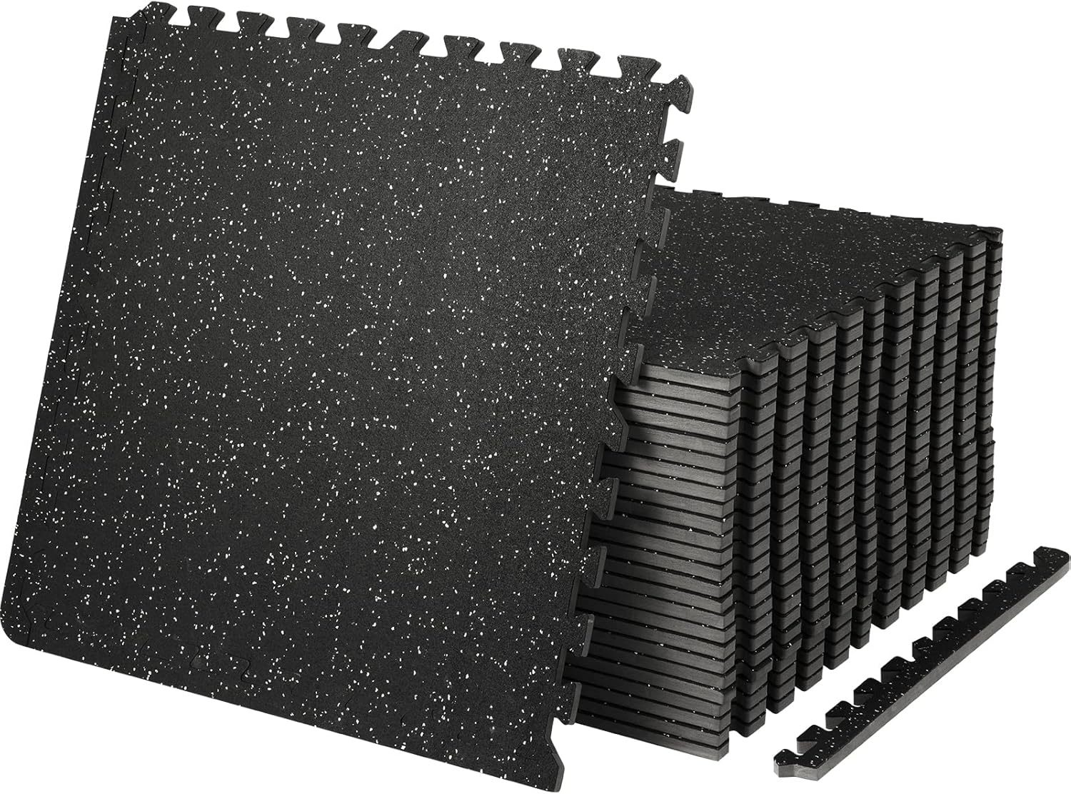 VEVOR 0.56 inch Thick 25 PCS 100 sq.ft Gym Floor Mats, 24" x 24" EVA - B0BR6RJQ7G