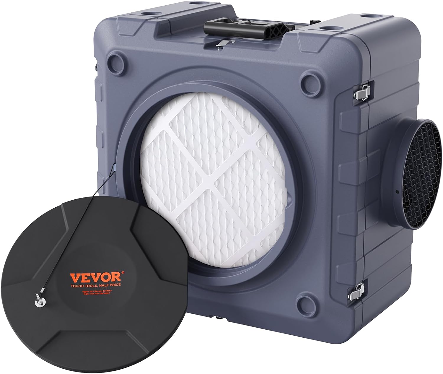 VEVOR Air Scrubber with 3-Stage Filtration, Stackable Negative Air Machine 550 CFM, Air Cleaner with - B0C6X2RDTF