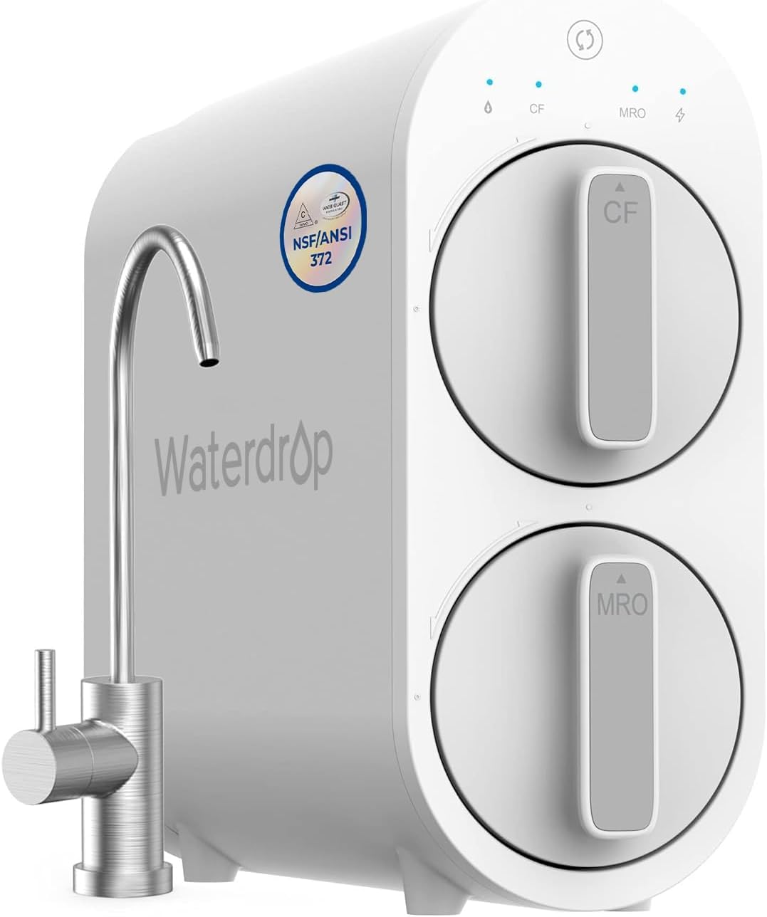 Waterdrop G2 Reverse Osmosis System, 7 Stage Tankless RO Water Filter System, Under Sink Water - B082CZ9XZ9