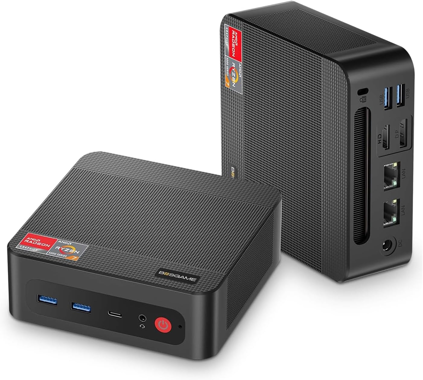BOSGAME P4 Plus Mini PC, AMD Ryzen 7 5825U Mini Computers, 32GB DDR4 1TB PCIe - B0DBYB71GJ