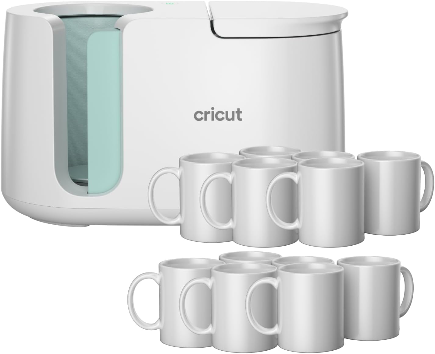 Cricut Mug Press + 12 Blank Mugs (12oz Each) - B0DBS1ST4H