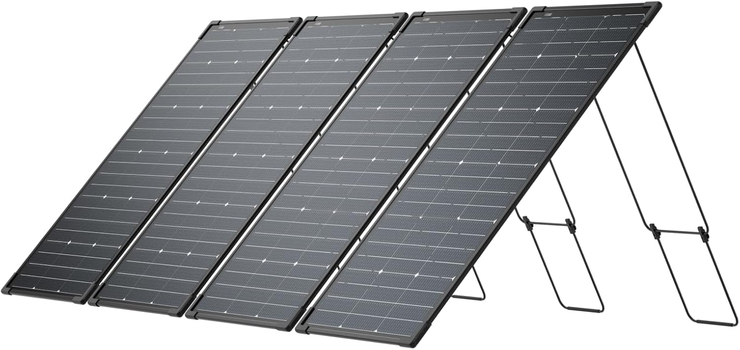 EF ECOFLOW 4PCS 125W Solar Panels, 500W Bifacial Rigid Modular Solar Panel Up to 25% - B0DNFXL2M6