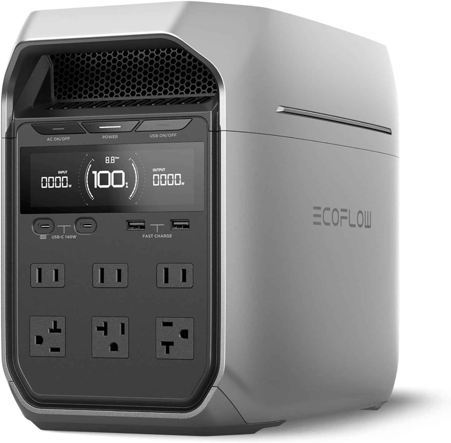 EF ECOFLOW Portable Power Station DELTA 3 Plus, 1024Wh LiFePO4 (LFP) Battery, 1800W AC/140W USB-C - B0DCC2BVFW