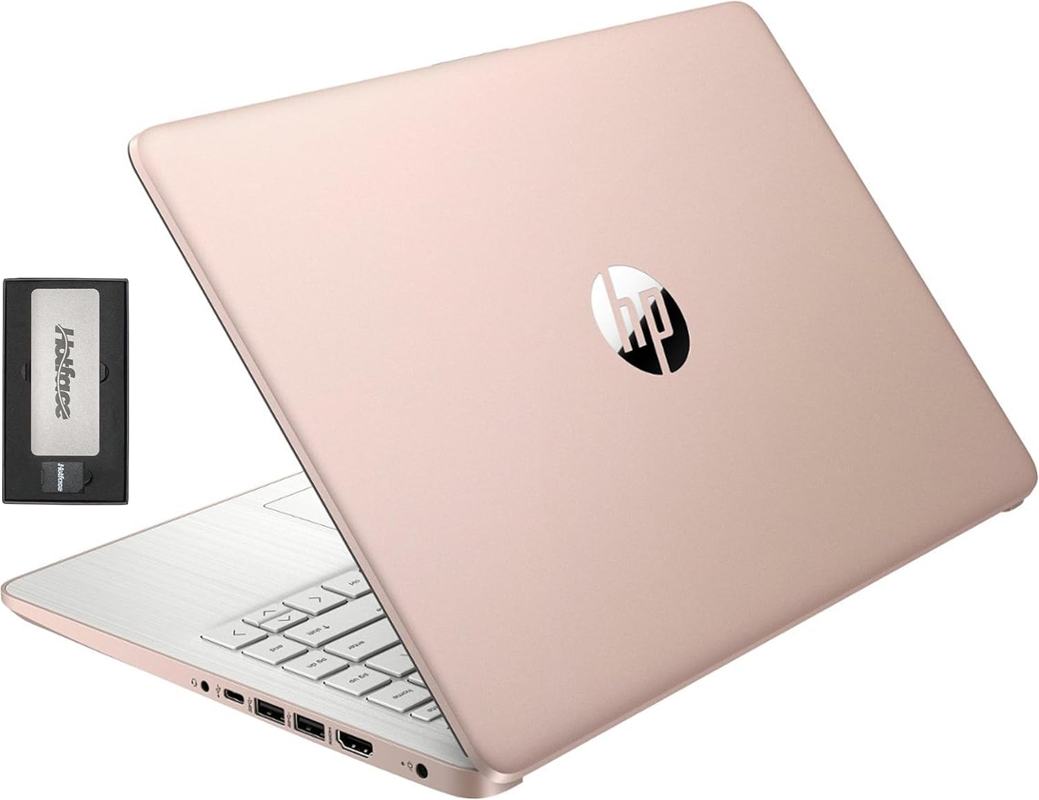 HP Stream 14" HD BrightView Laptop, Intel Celeron N4120, 16GB RAM, 416GB Storage (128GB eMMC - B0DC6KMWJS