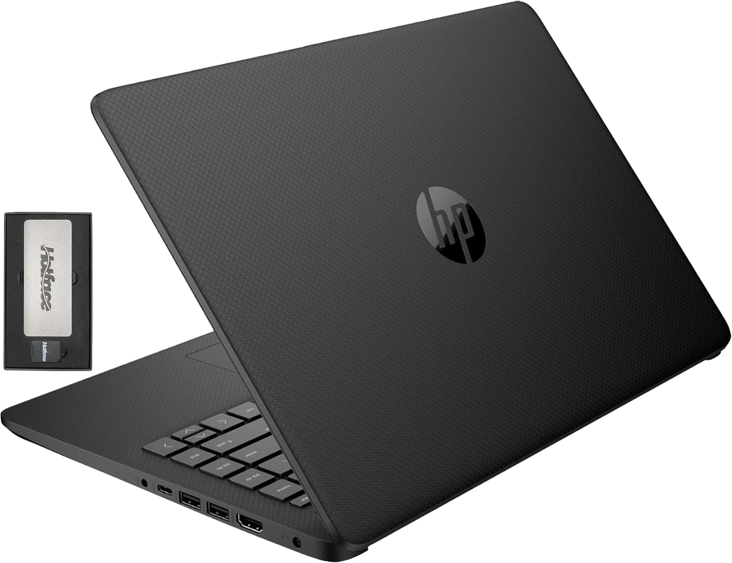 HP Stream 14" HD BrightView Laptop, Intel Celeron N4120, 8GB RAM, 416GB Storage (128GB eMMC - B0DC6JQVZH