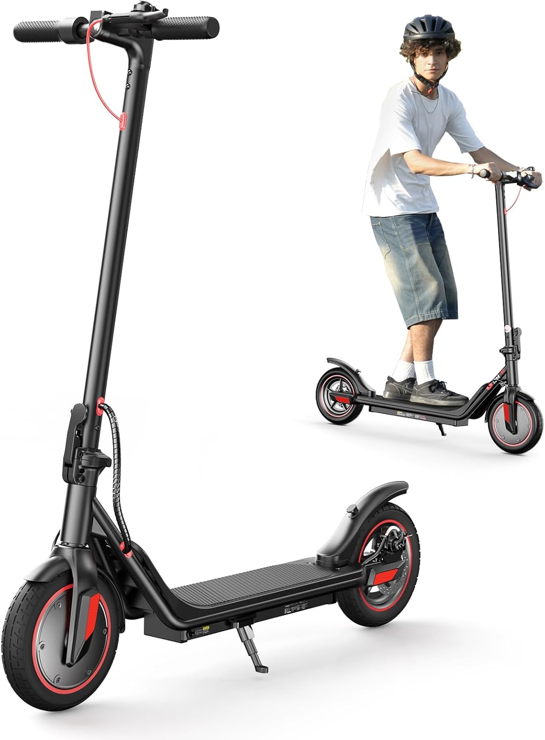 iScooter Electric Scooter for Adults with Powerful 500W Motor & 42V 7.5Ah Battery, 22 Mph - B0DNW55PBD