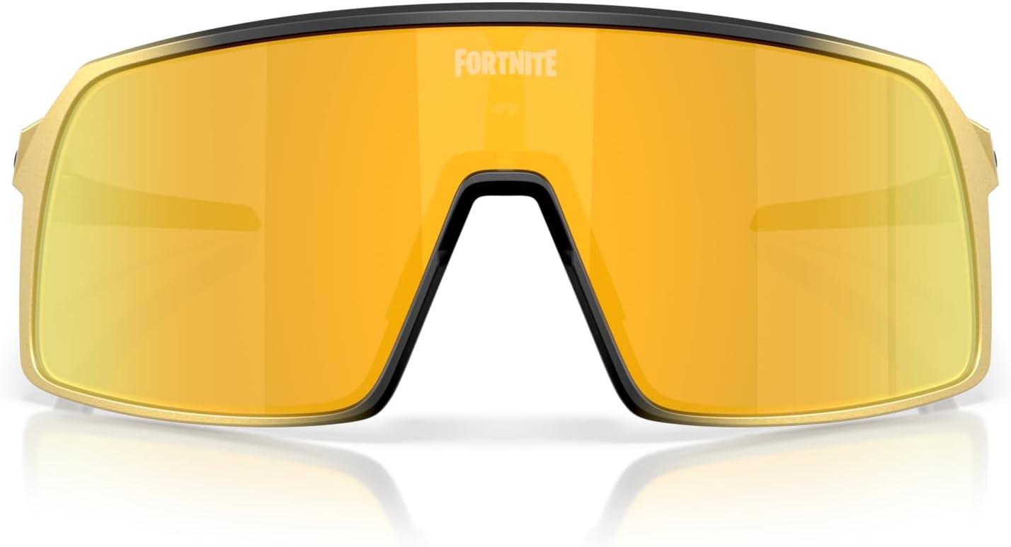 Oakley Men's OO9406 Sutro Rectangular Sunglasses, Fortnite Midas/Prizm 24K, 37 mm - B0DBZQZ4BR