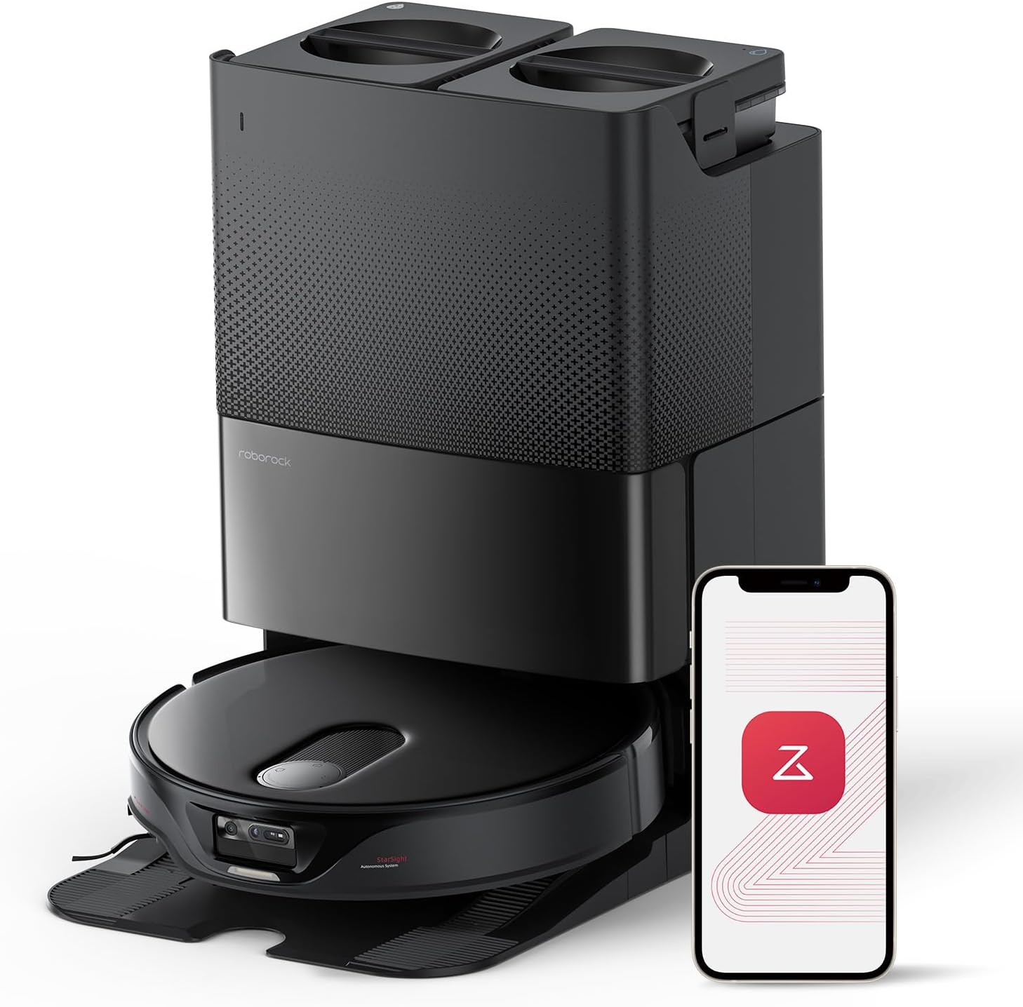 roborock Qrevo Slim Robot Vacuum and Mop Combo, 8.2cm Ultra-Slim, 3D Sensing Tech, Advanced Obstacle - B0DBQNYQ5M