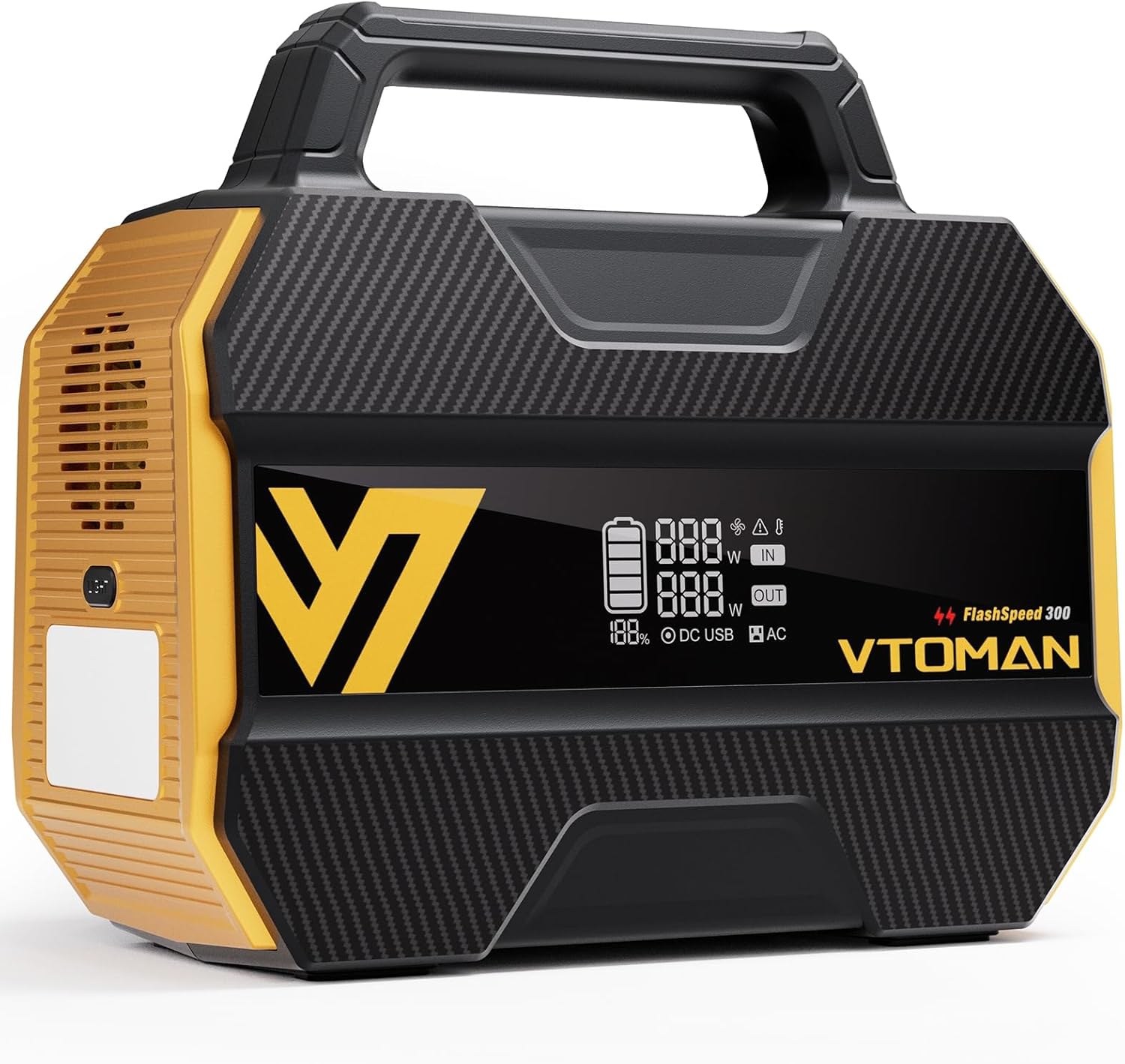 VTOMAN FlashSpeed 300 Portable Power Station 70000mAh, Only 7.4lbs with 7 Outlets, LiFePO4 Generator - B0DCJX9D71