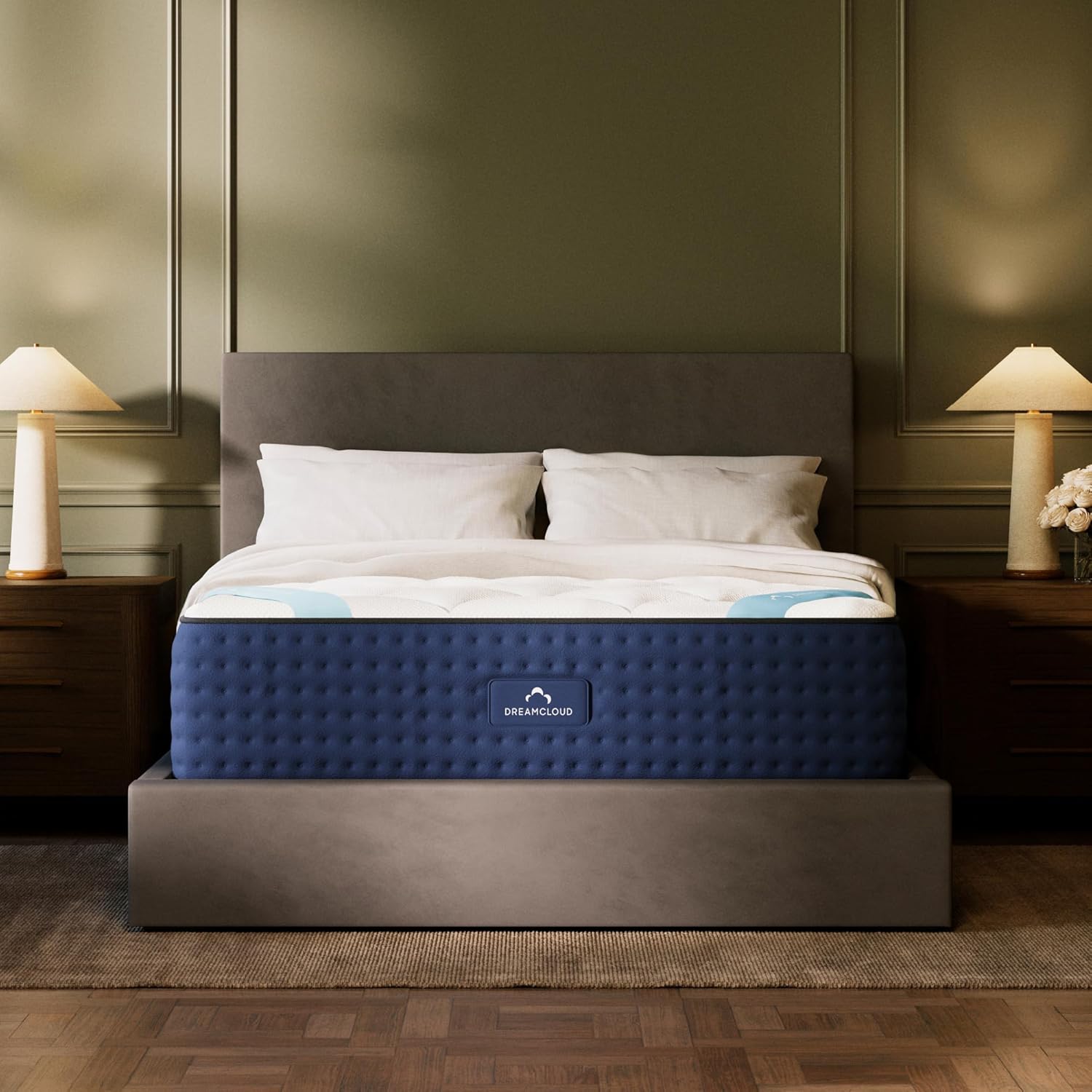 DreamCloud Premier 13" King Mattress - Luxury Hybrid Memory Foam - 365 Night Trial - - B0DP3HSRLV
