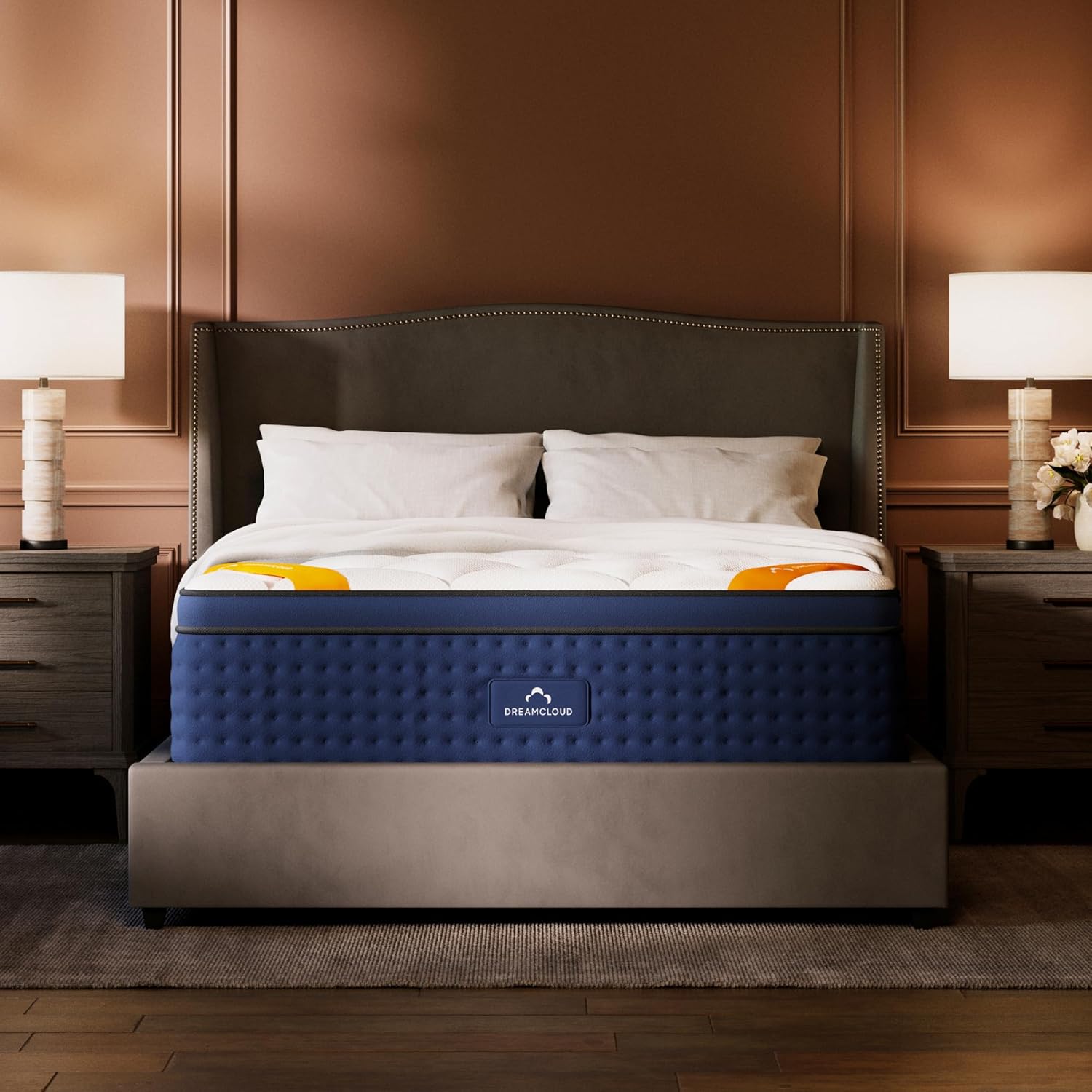 DreamCloud Premier Rest 14" King Mattress - Luxury Hybrid Memory Foam - 365 Night Trial - B0DP3D4HLK
