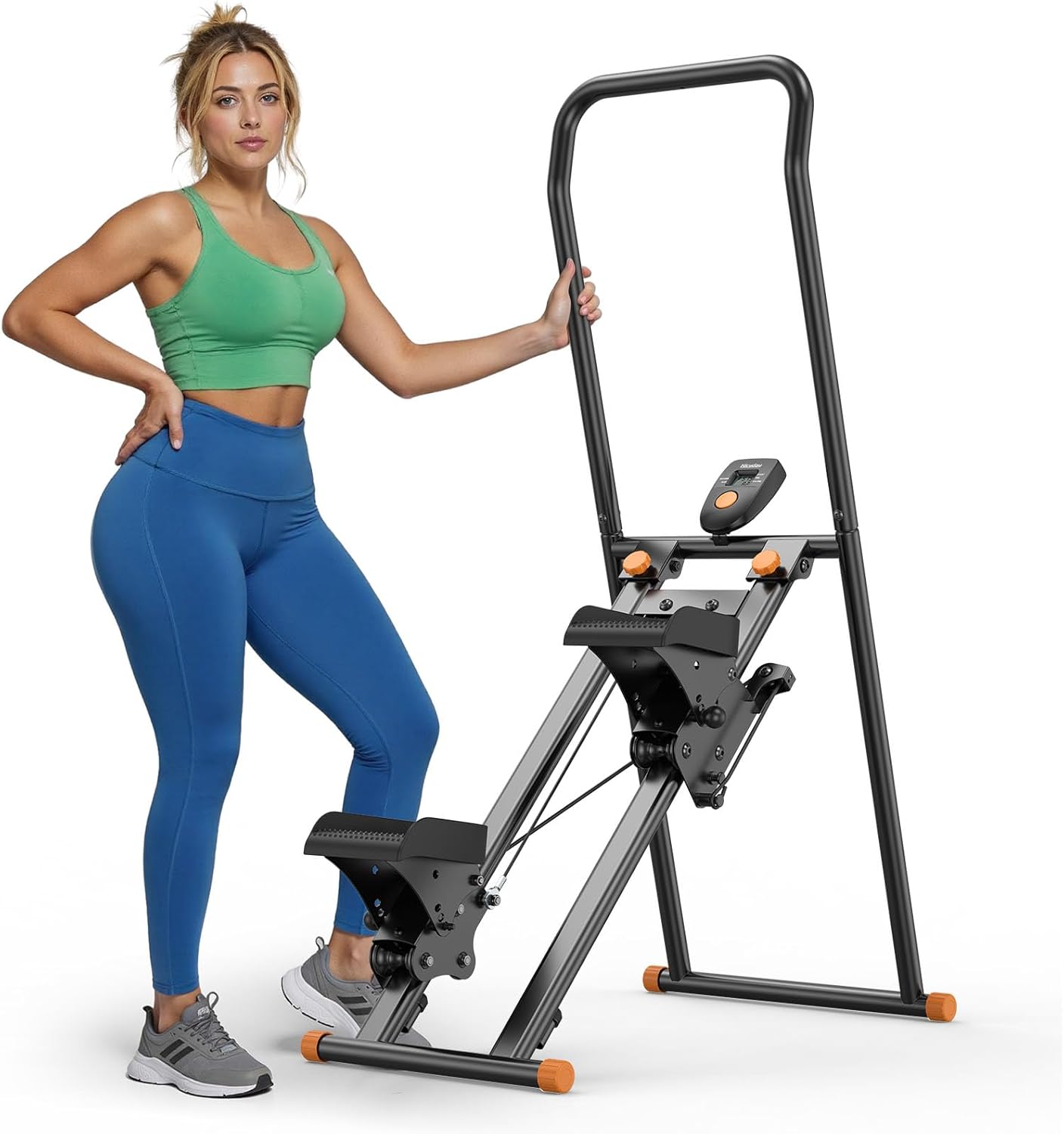 Niceday Steppers for Exercise at Home, Stair Stepper with Handlebar, Stair Climber, Stair Master wit - B0DFMG4WTJ