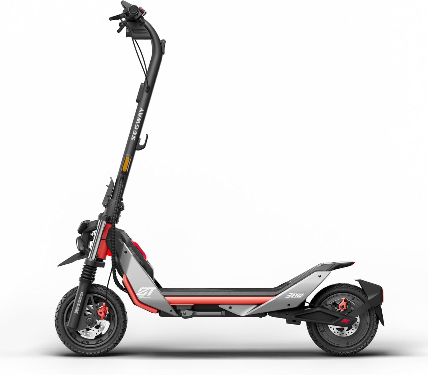 Segway ZT3 Pro Electric Scooter, Up to 24.9 MPH, 43.5-Mile Range, Dual Suspension, Flash Charge, - B0DDTFMPS6