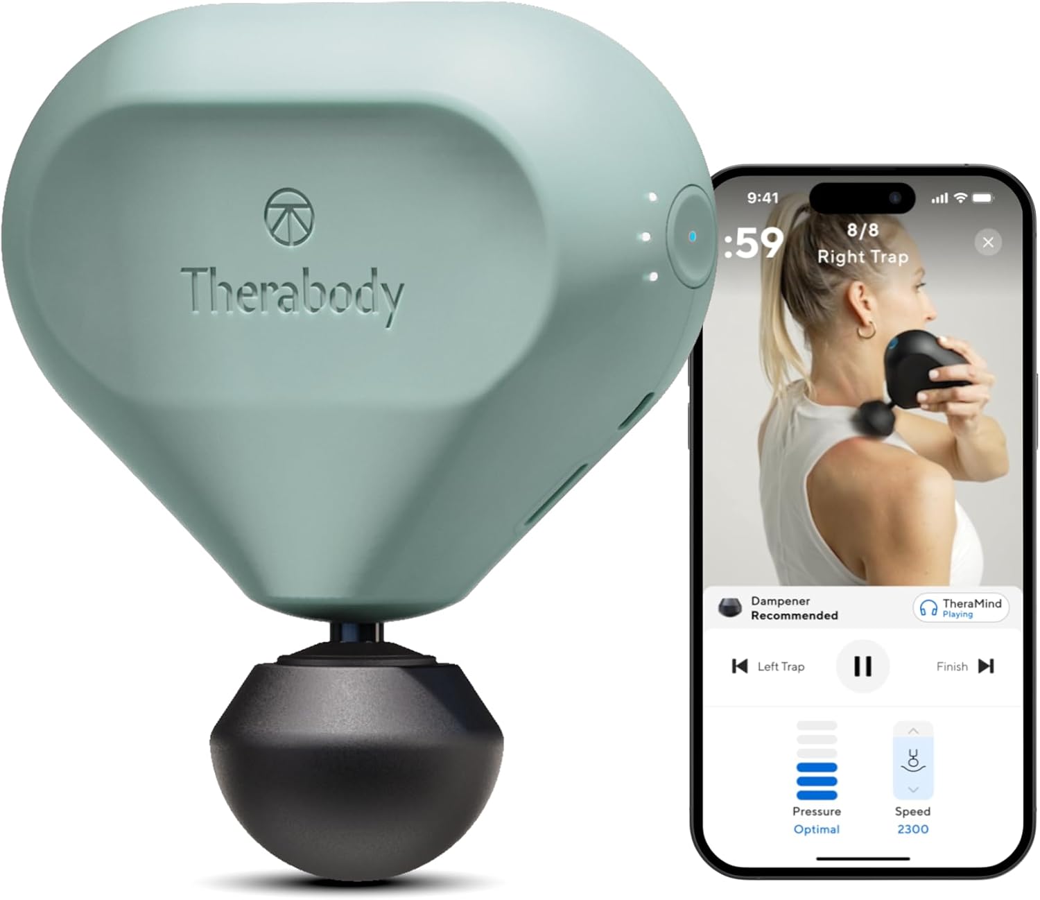 TheraGun Mini (2nd Generation) by Therabody - Handheld Electric Massage Gun - Compact Deep Tissue - B0DD4GKV9Q