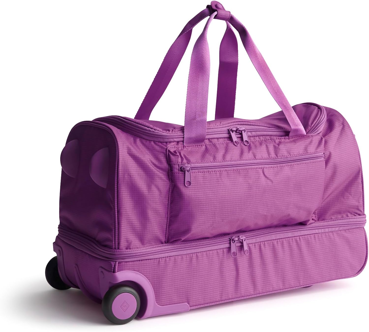 Vera Bradley Ripstop Adair Rolling Duffel, Iris Orchid - B0DQ944WYF