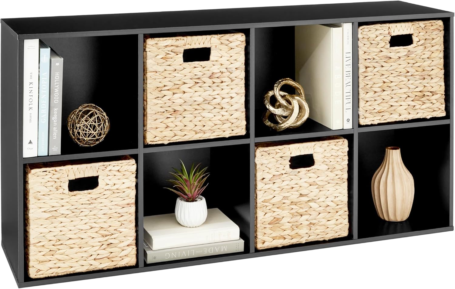 Best Choice Products 8-Cube Storage Organizer, 13.5in Shelf Opening, Bookcase, Display Shelf, Custom - B0DTCQPPX2