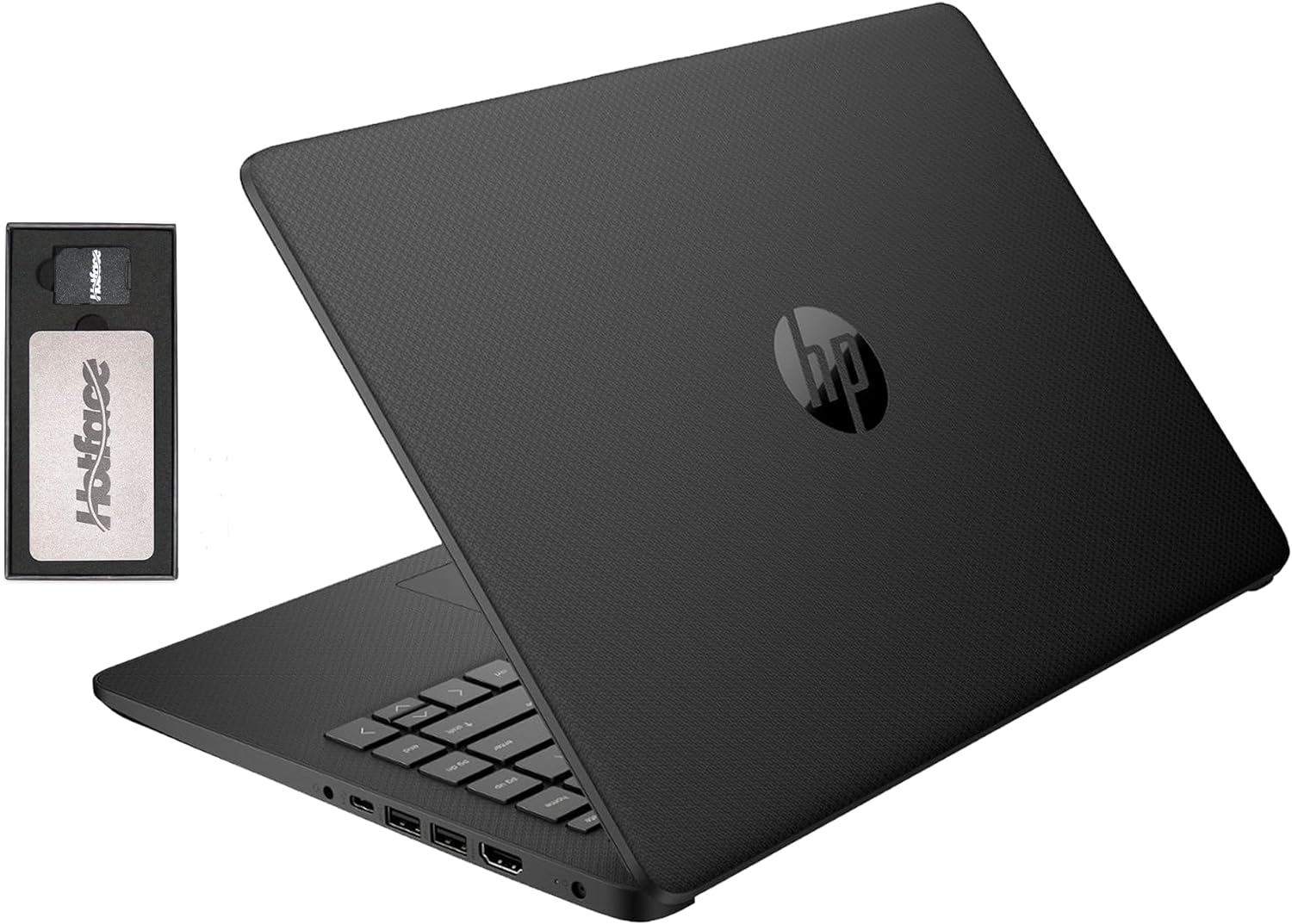 HP Stream 14" HD BrightView Laptop, Intel Celeron N4120, 32GB RAM, 288GB Storage (128GB eMMC - B0DWM6DHVB