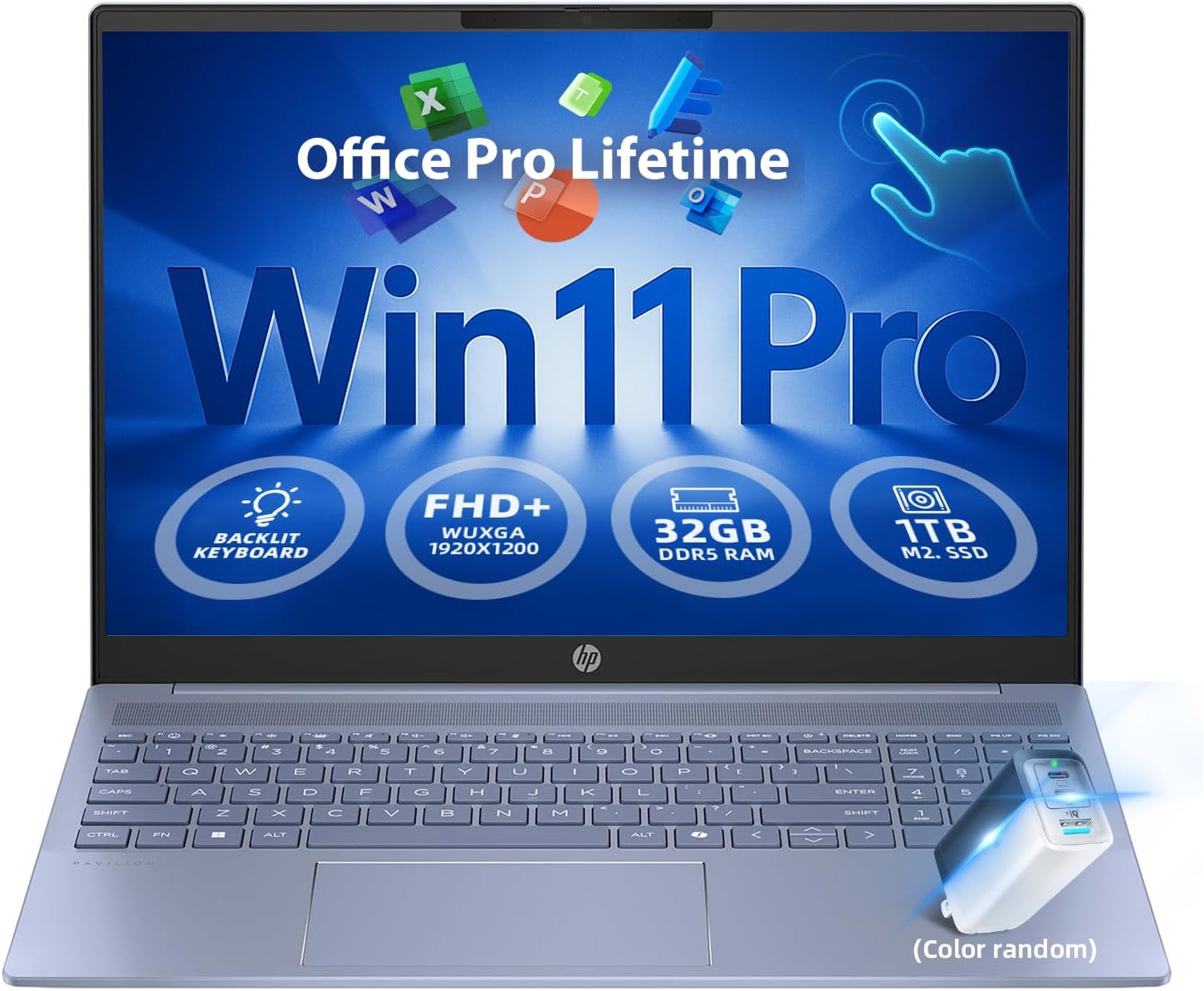 HP Pavilion 16 Touchscreen Laptop – Intel Core 7 150U (Beats i7-1355U) – 16" WUXGA - B0F5G5RB8K